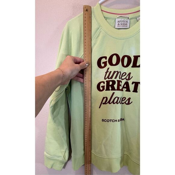 Scotch & Soda Anthropologie “Good Times Great Places” Graphic Sweatshirt Large - Picture 13 of 16